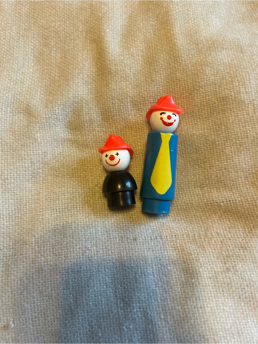Vintage 80s Little People clowns